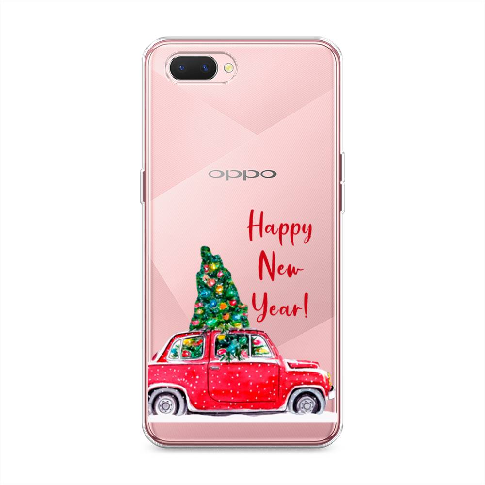 

Чехол на Oppo A3s "Happy New Year", Красный;зеленый, 252050-5