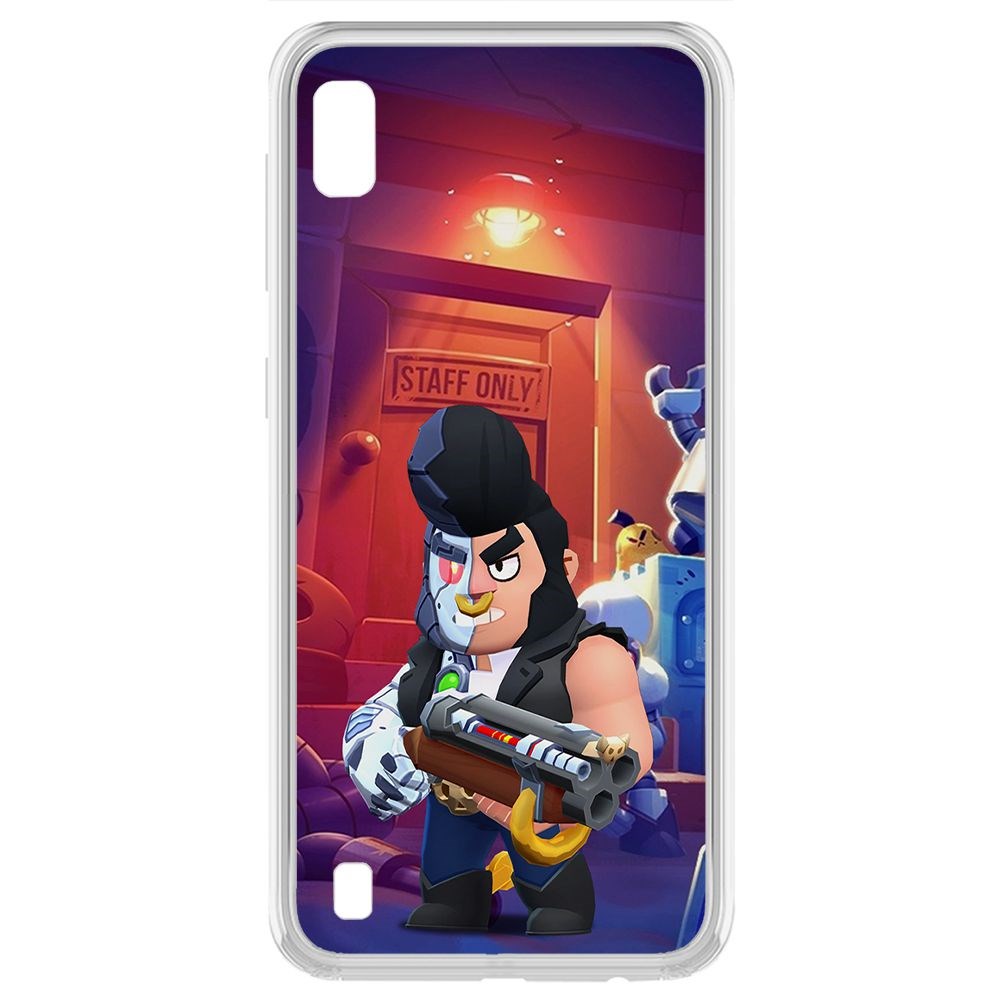 

Чехол-накладка Brawl Stars-Б-800 для Samsung Galaxy A10 (A105), Прозрачный
