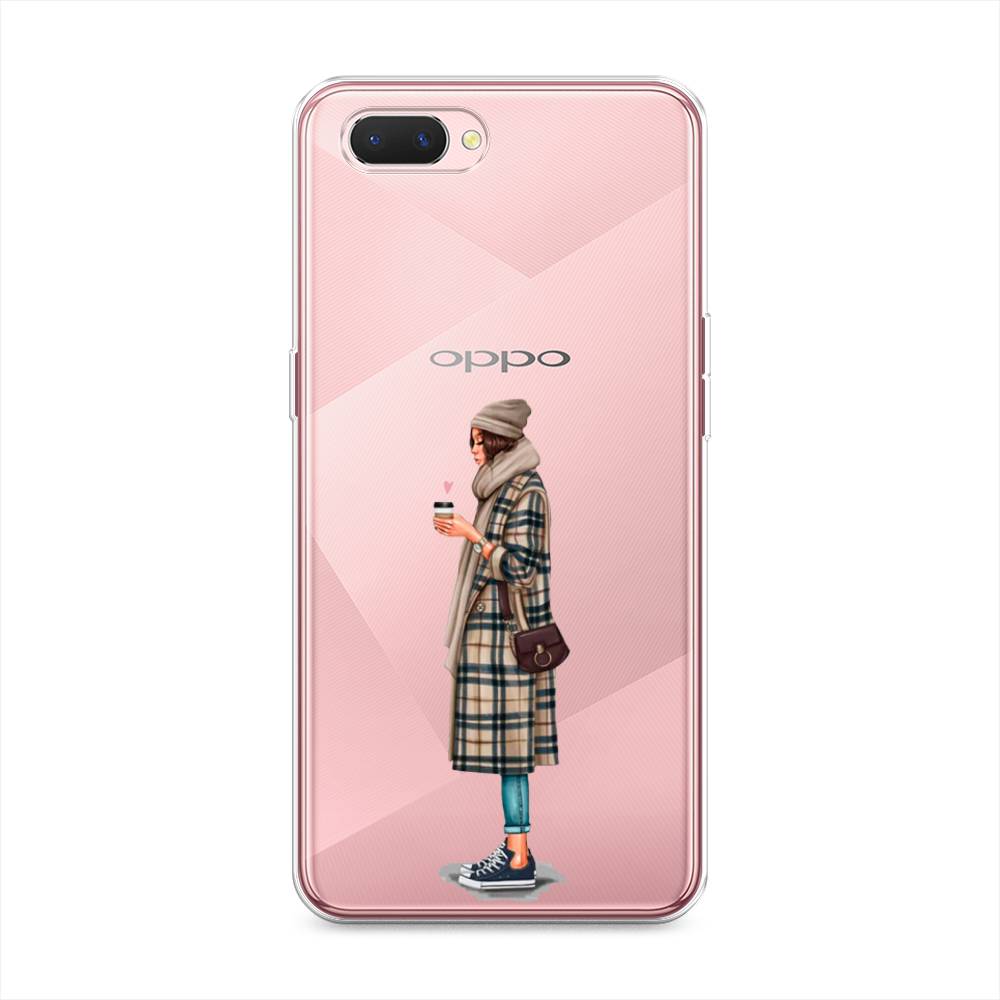 

Чехол на Oppo A3s "Утренний кофе", Коричневый;бежевый, 252050-6