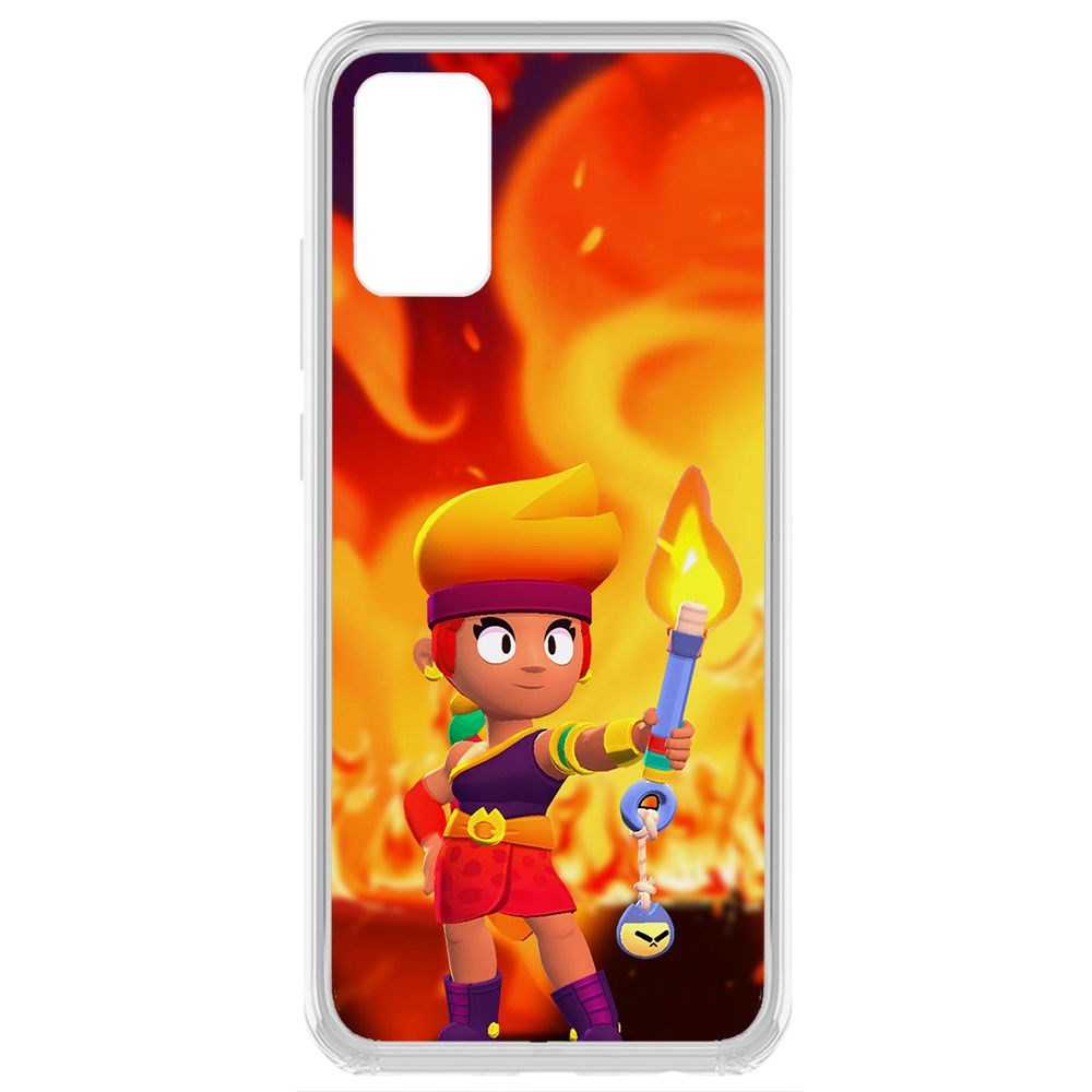 

Чехол-накладка Brawl Stars-Амбер для Samsung Galaxy A02s (A025), Прозрачный