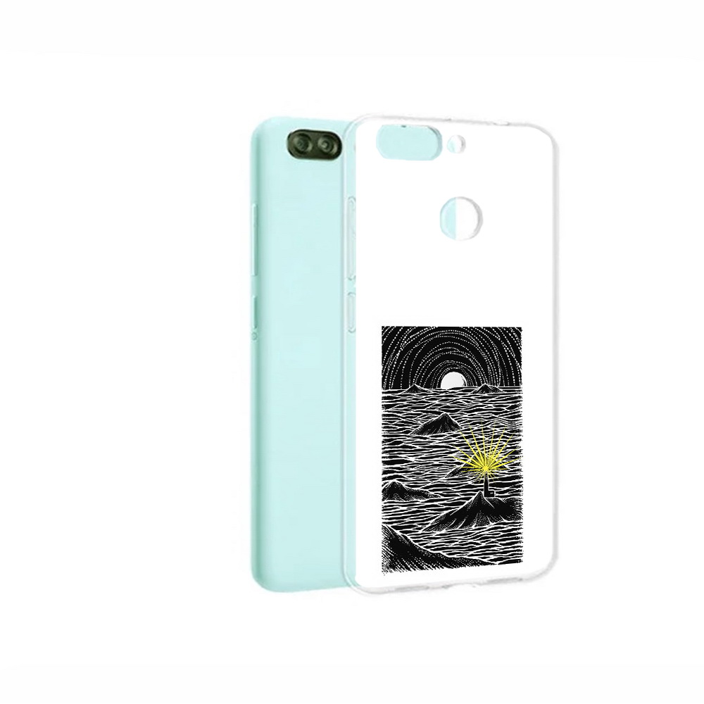 Чехол MyPads Tocco для ZTE Blade V9 Vita маяк в черно белом море (PT136572.445.460)