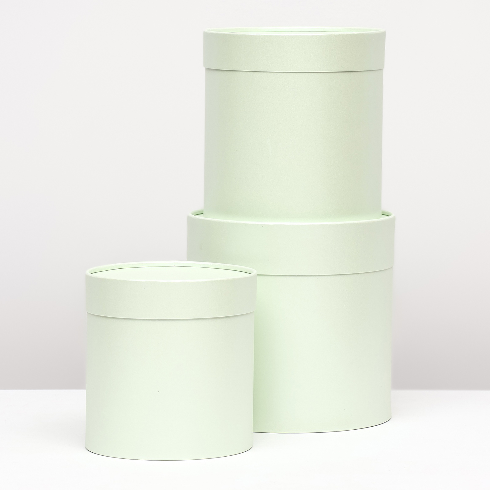 

Подарочная коробка UPAK LAND 3 в 1 без окна, мятный 21 х 21 - 16 х 16 см