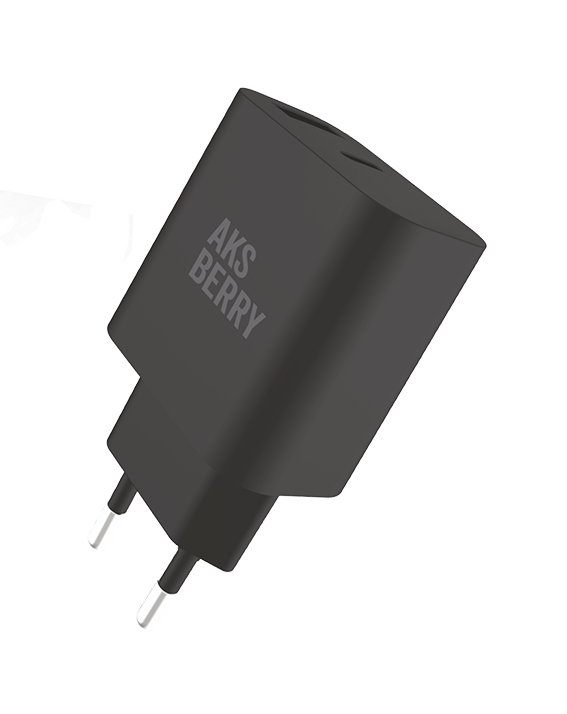 Сетевое зарядное устройство Aksberry T43 отсутствует 1xUSB, 1xUSB Type-C 2.22 А