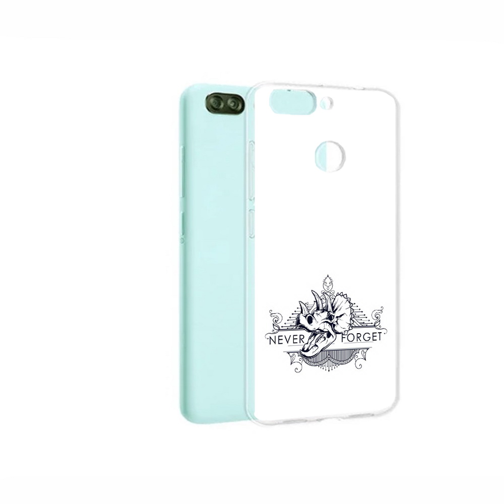 

Чехол MyPads Tocco для ZTE Blade V9 Vita логотип носорога никогда не забуду, Прозрачный, Tocco