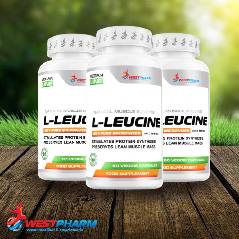 Аминокислотный комплекс WestPharm Vegan line L-Leucine 60 капсул 1001₽