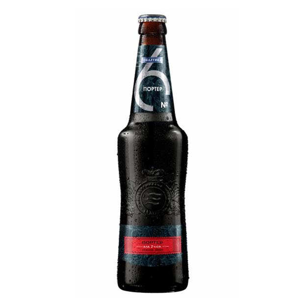 Пиво Балтика № 6 Портер темное 7% 0,47 л