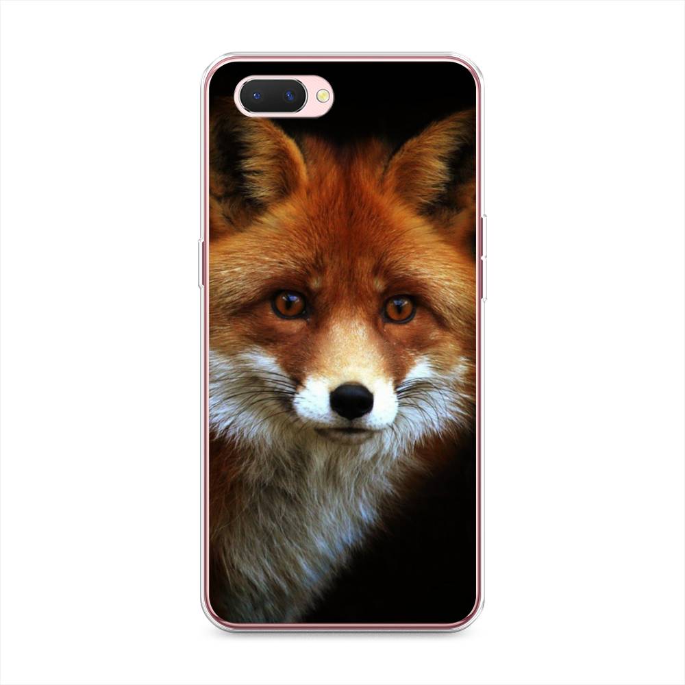 

Чехол на Oppo A3s "Лиса 2", Оранжевый;черный;серый, 252050-1