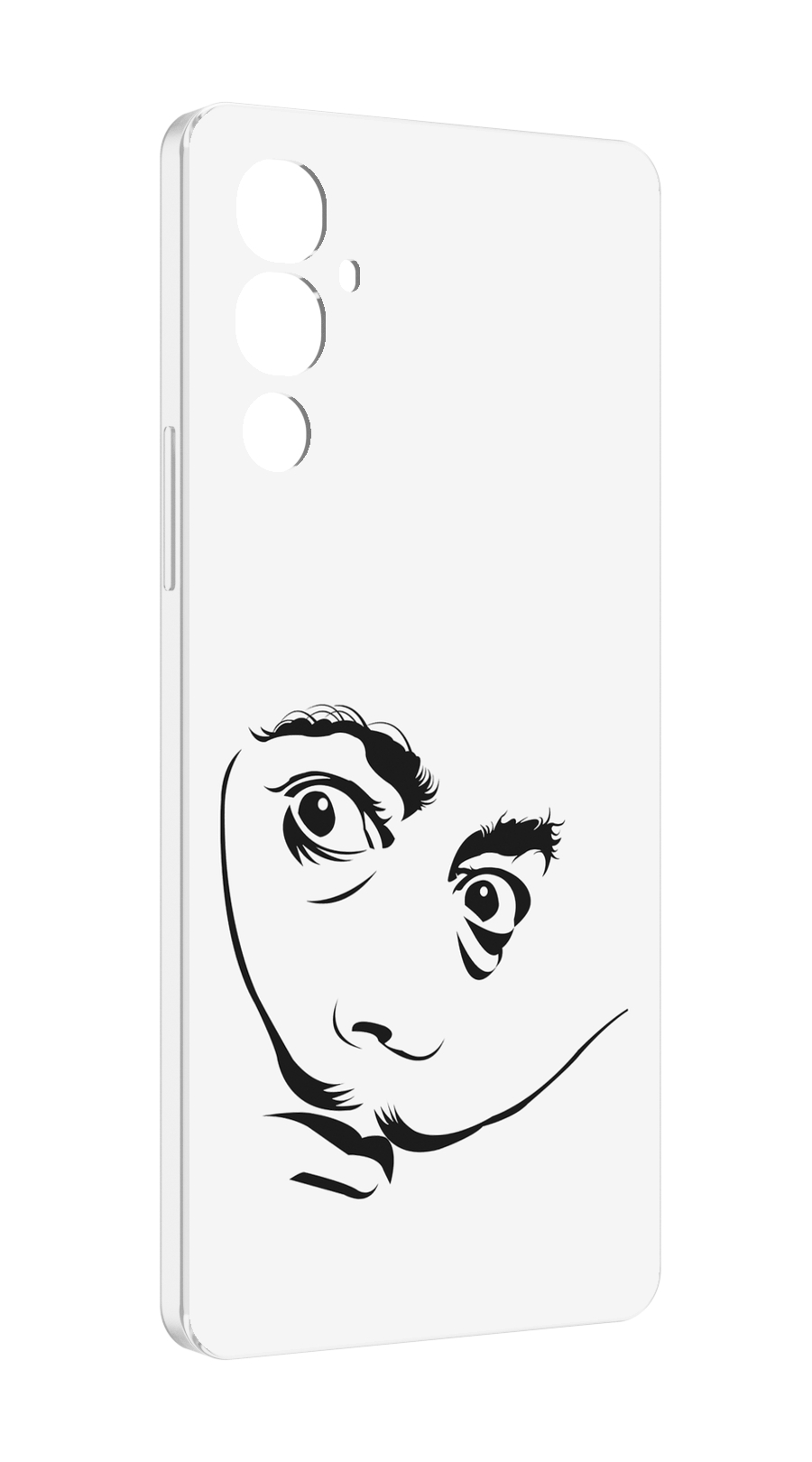

Чехол MyPads мужчина с длинными усами для Tecno Pova 4, Прозрачный, Tocco