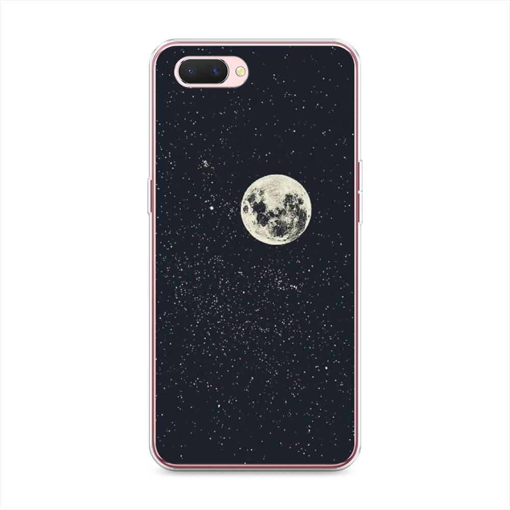 

Чехол на Oppo A3s "Полнолуние", Красный, 252050-2