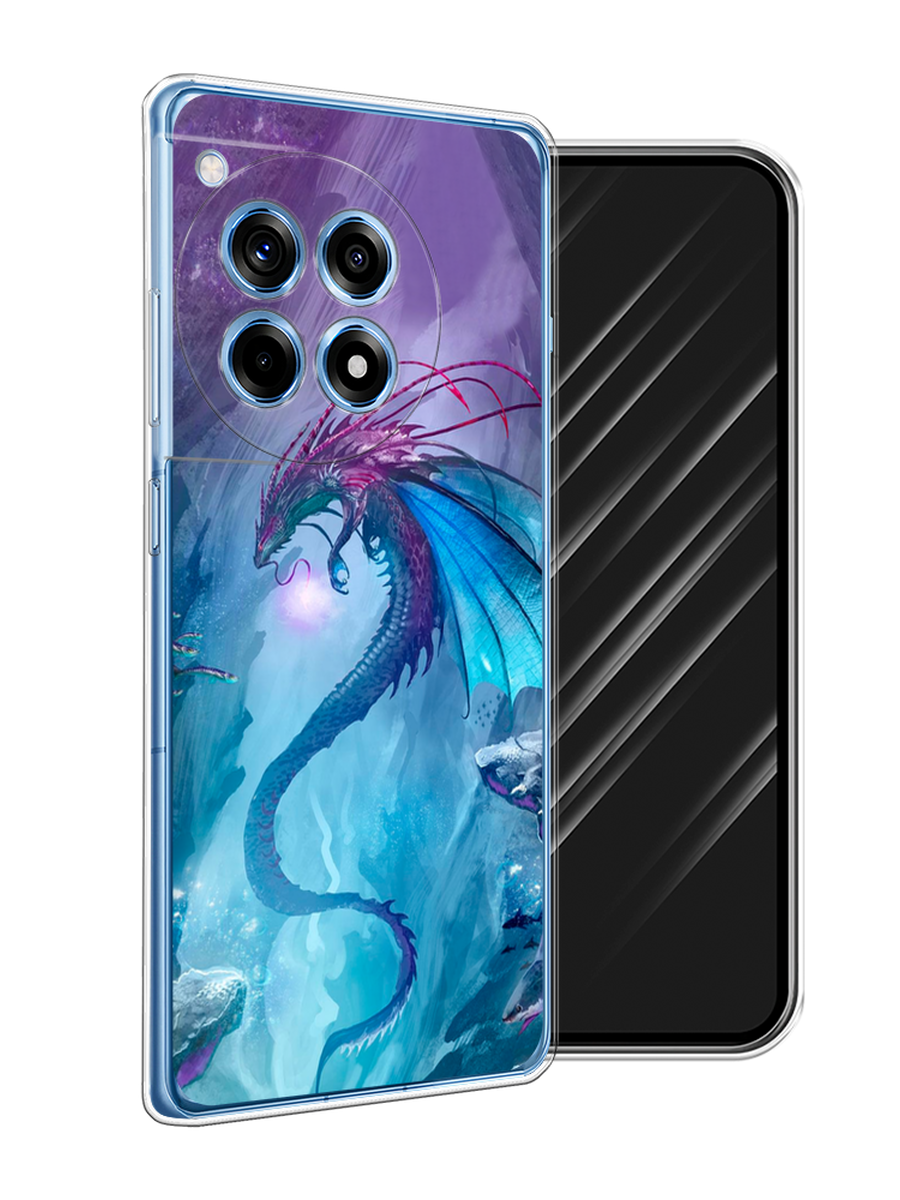 

Чехол Awog на OnePlus Ace 3 "Водный дракон", Голубой;фиолетовый;синий, 154550-1