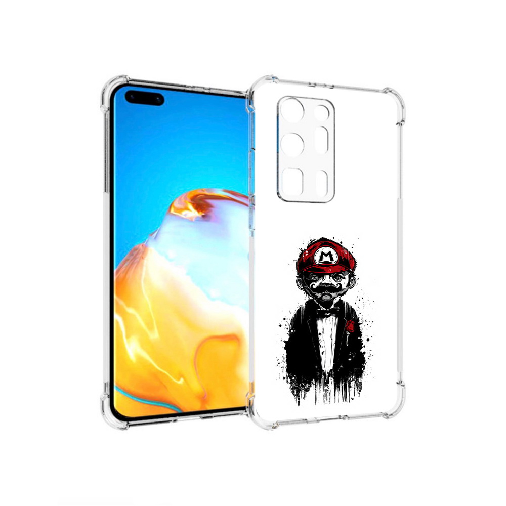 

Чехол MyPads Tocco для Huawei P40 Pro+ марио, Прозрачный, Tocco