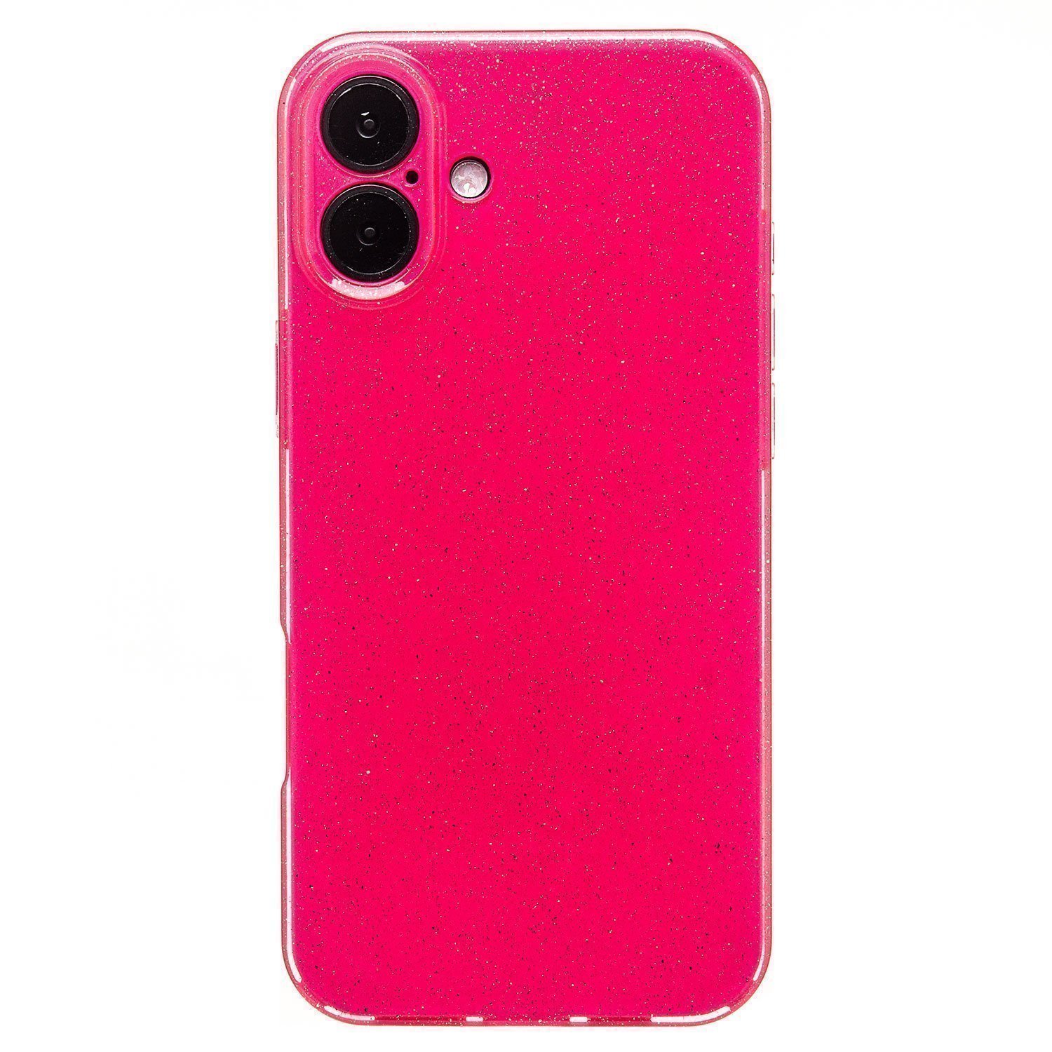 

Чехол iPhone 16 Plus силиконовый с блестками 3 <розовый>