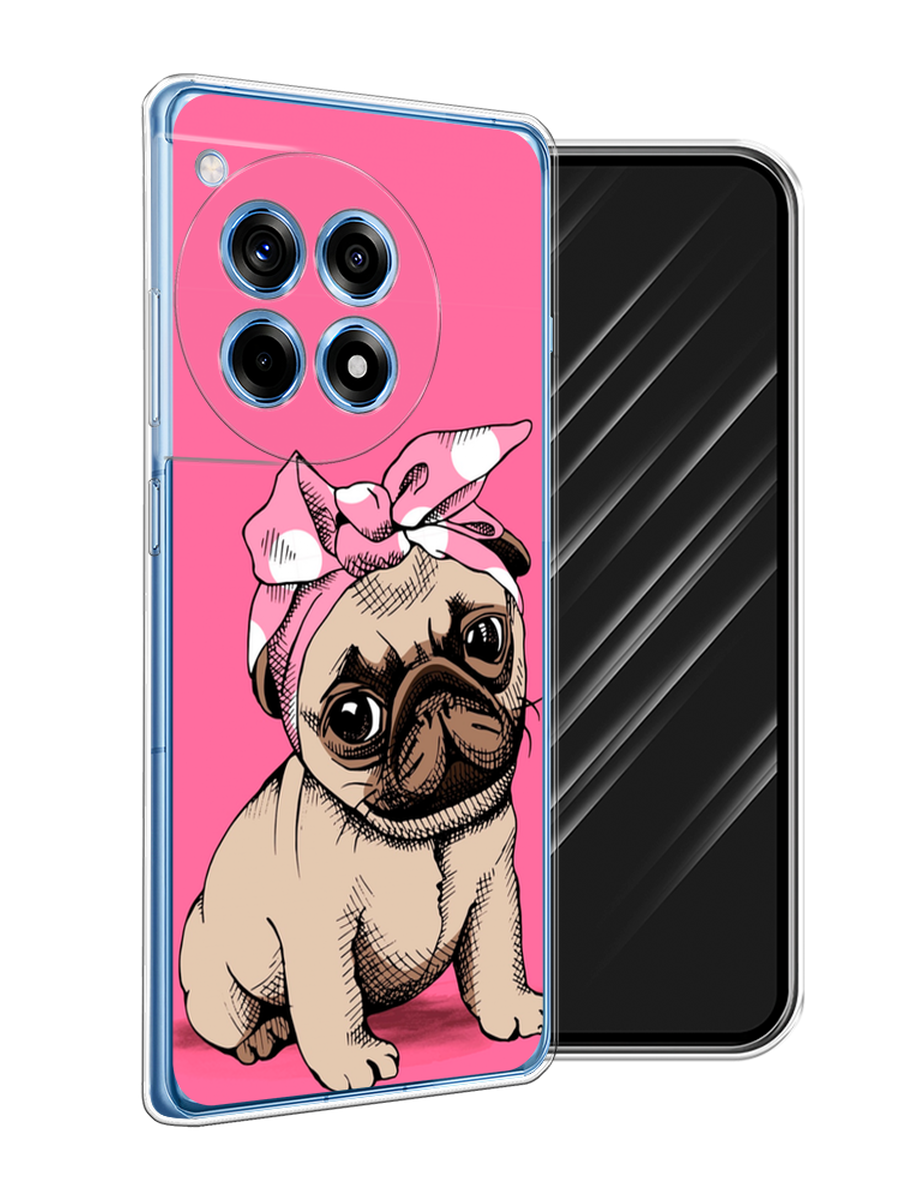 

Чехол Awog на OnePlus Ace 3 "Dog Pin-Up", Розовый;бежевый, 154550-1