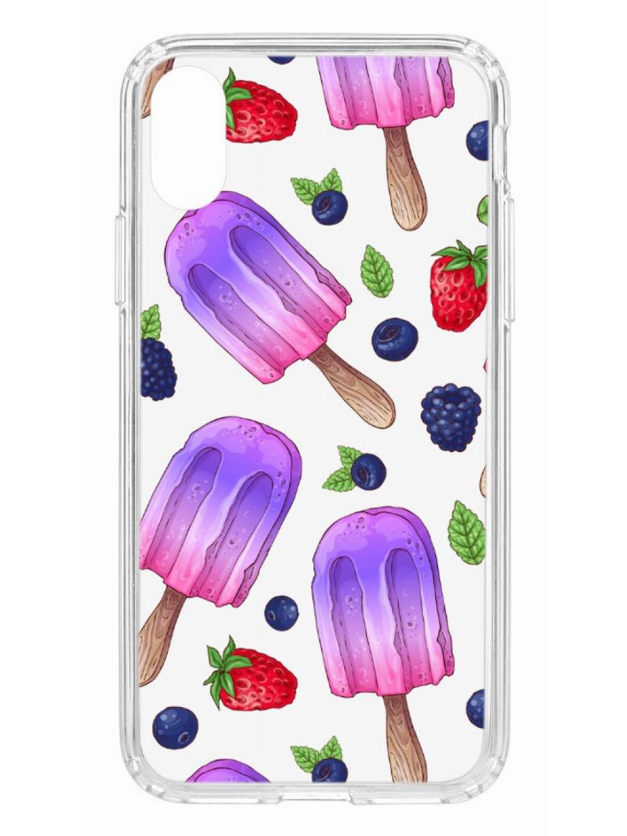 фото Чехол для apple iphone xs kruche print ice cream кruче