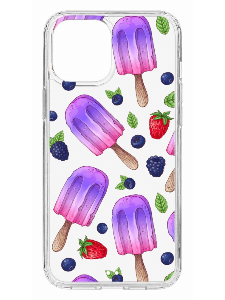 фото Чехол для apple iphone 12 pro max kruche print ice cream кruче