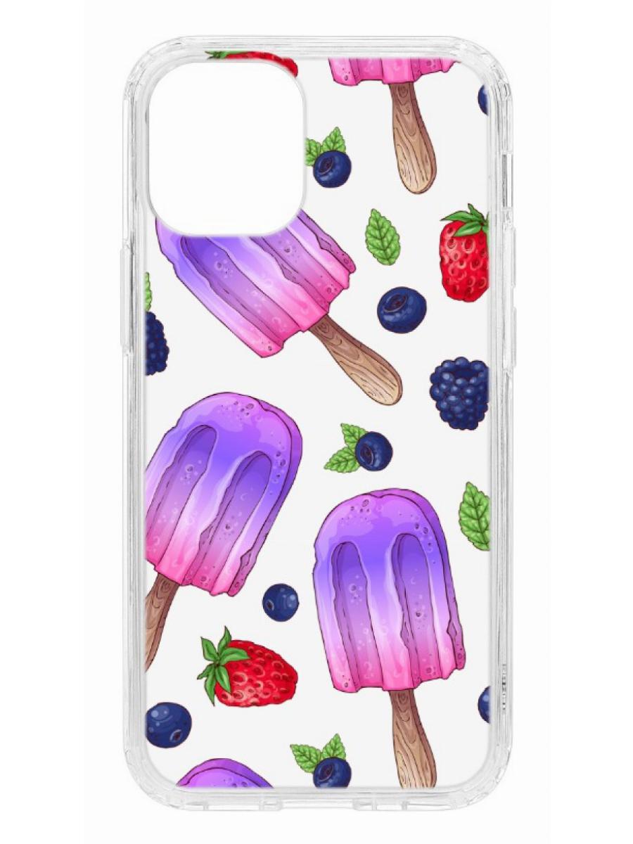 фото Чехол для apple iphone 12 mini kruche print ice cream кruче