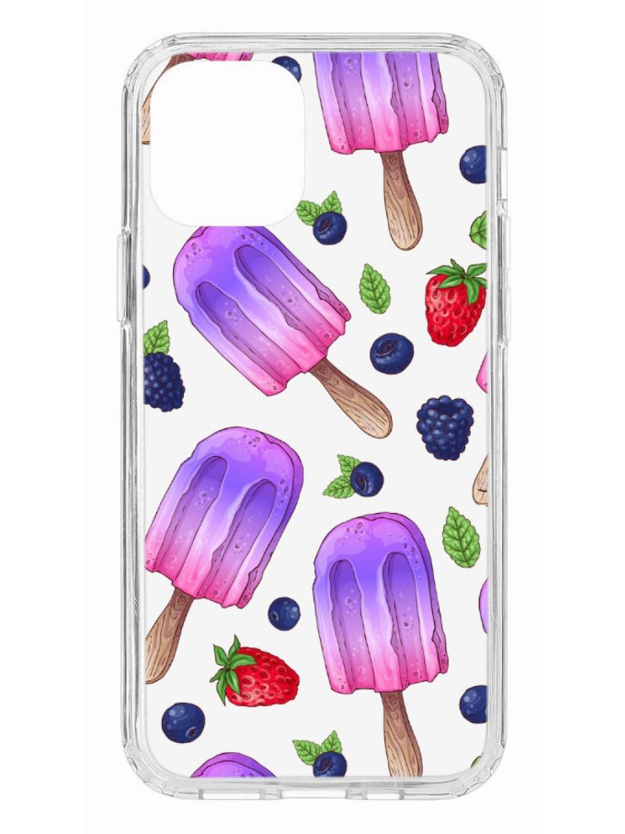 фото Чехол для apple iphone 12 kruche print ice cream кruче