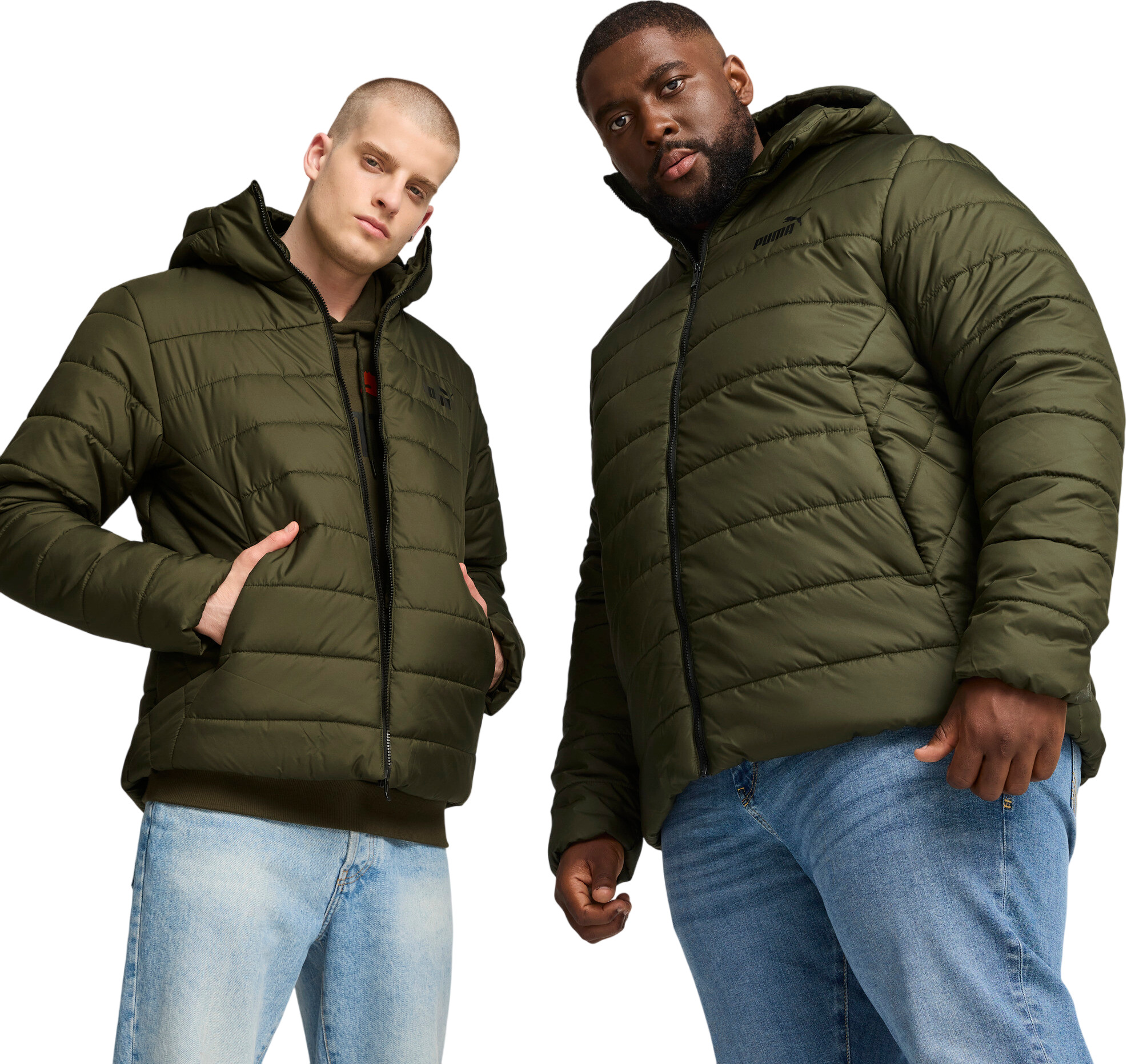 

Куртка мужская PUMA ESS Hooded Padded Jacket зеленая 2XL, Зеленый, ESS Hooded Padded Jacket