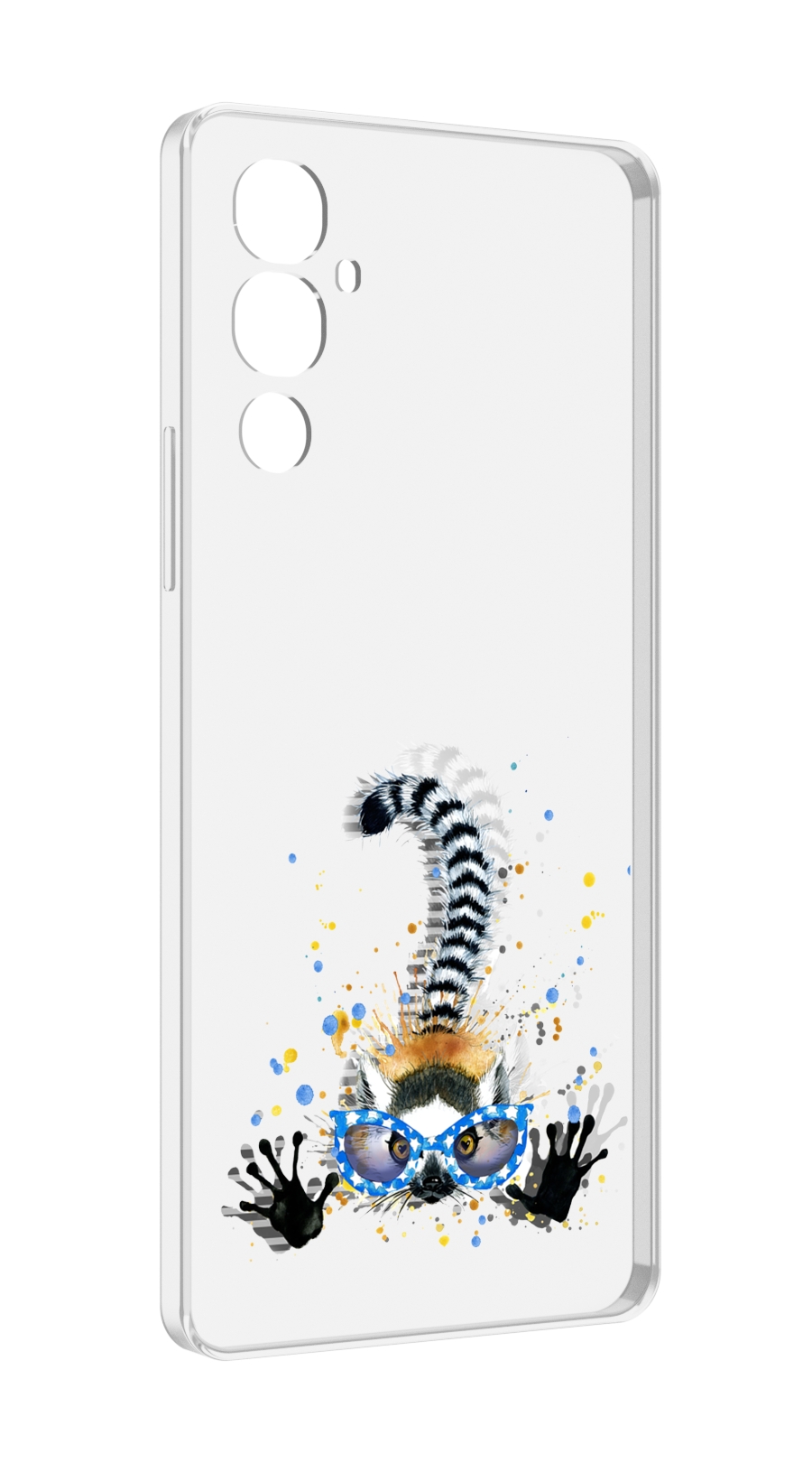 

Чехол MyPads лямур для Tecno Pova 4, Прозрачный, Tocco