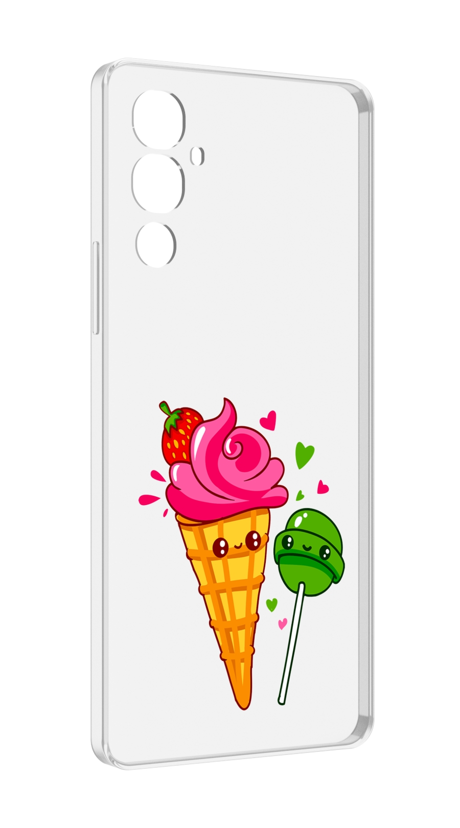 

Чехол MyPads Вкусняшки для Tecno Pova 4, Прозрачный, Tocco