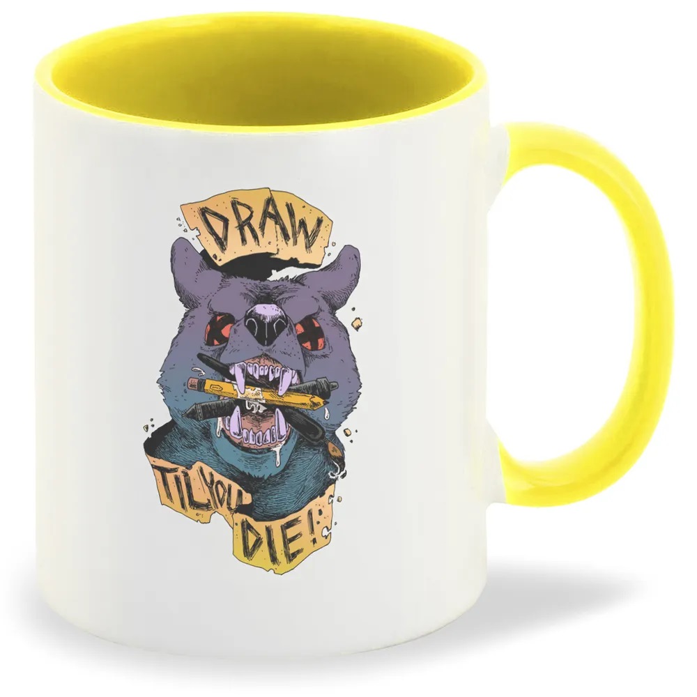 

Кружка CoolPodarok Draw til you die