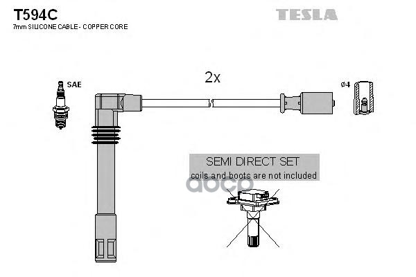 

Комплект Проводов Зажигания TESLA T594C