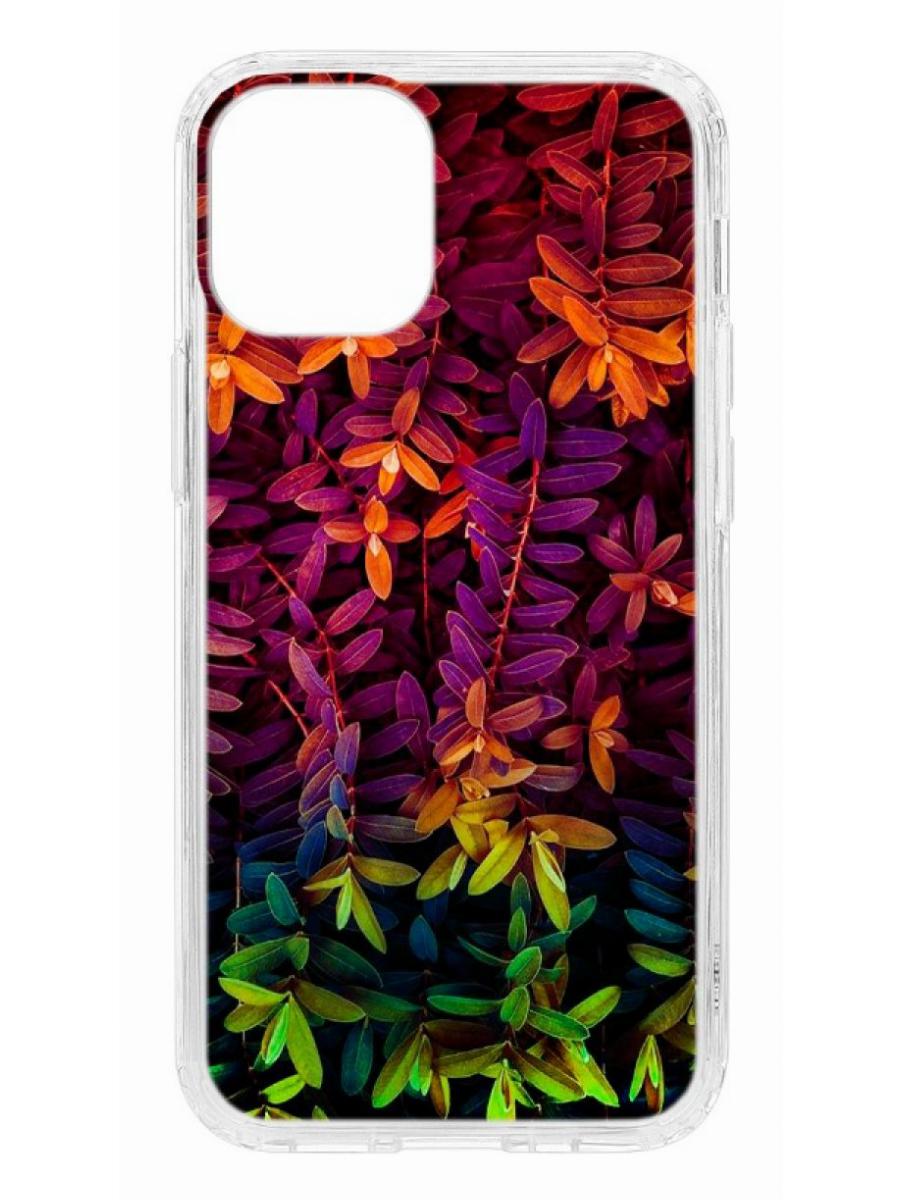 фото Чехол для apple iphone 12 mini кruче print neon leaves