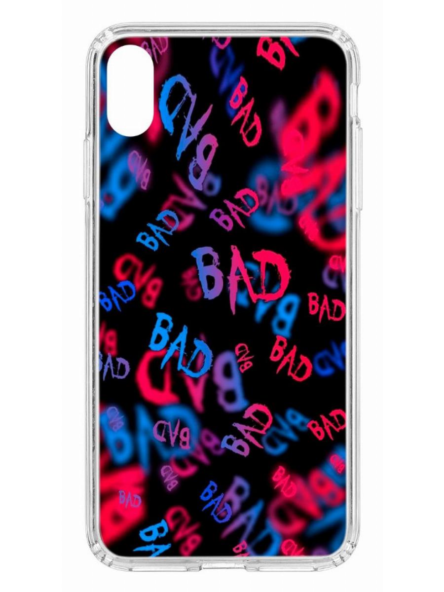 фото Чехол для apple iphone xs max kruche print bad кruче