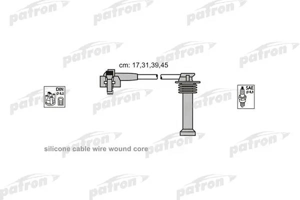 

Комплект проводов зажигания PATRON PSCI2005