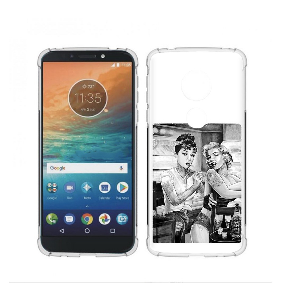 

Чехол MyPads Tocco для Motorola Moto G4 Play тату мастер (PT115793.374.637), Прозрачный, Tocco