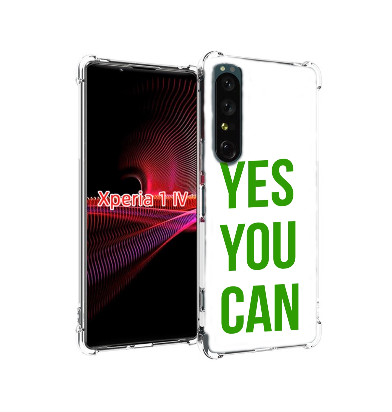 

Чехол накладка MyPads да-ты-можешь для Sony Xperia 1 IV, Прозрачный, Tocco