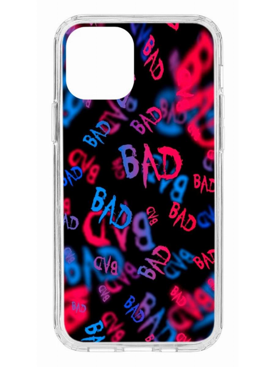 фото Чехол для apple iphone 12 kruche print bad кruче