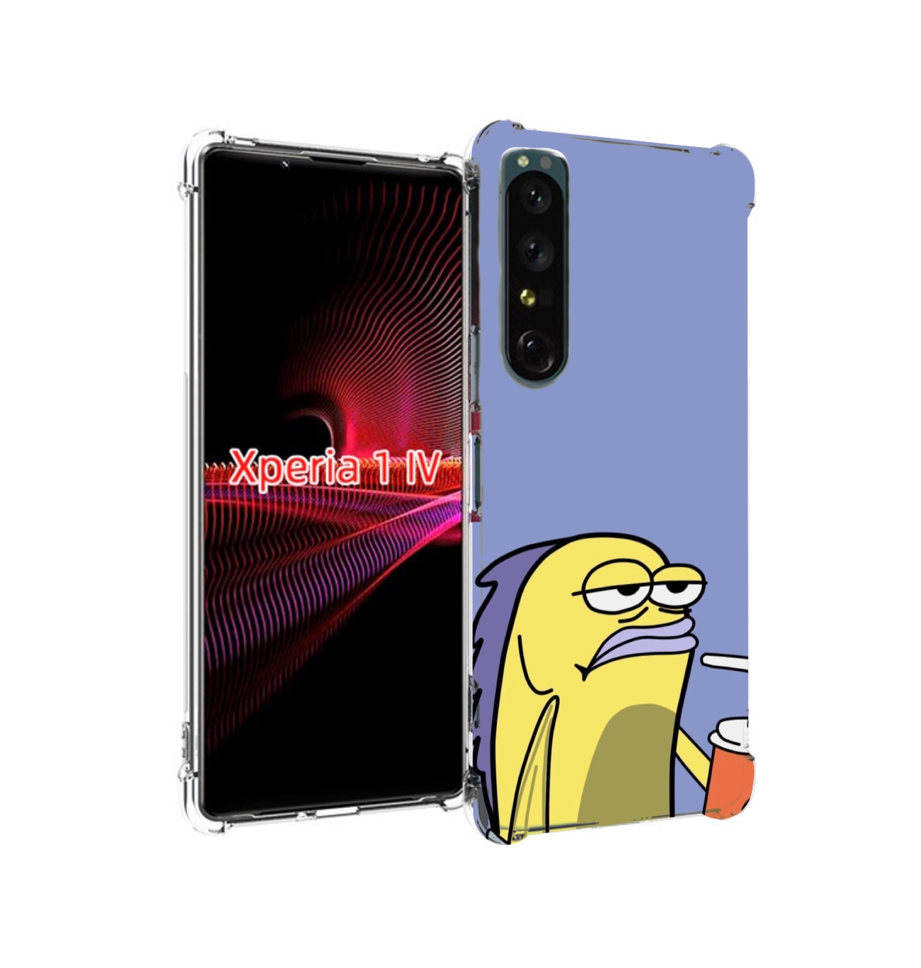 

Чехол накладка MyPads грусная-рыба-из-спанч-боба для Sony Xperia 1 IV, Прозрачный, Tocco