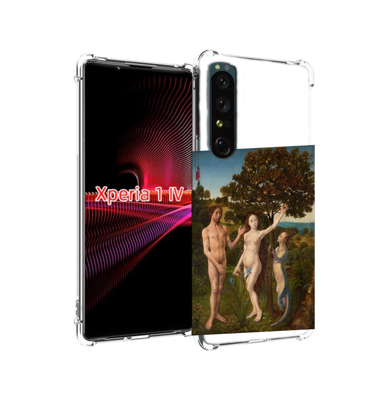 

Чехол накладка MyPads грехопадение для Sony Xperia 1 IV, Прозрачный, Tocco