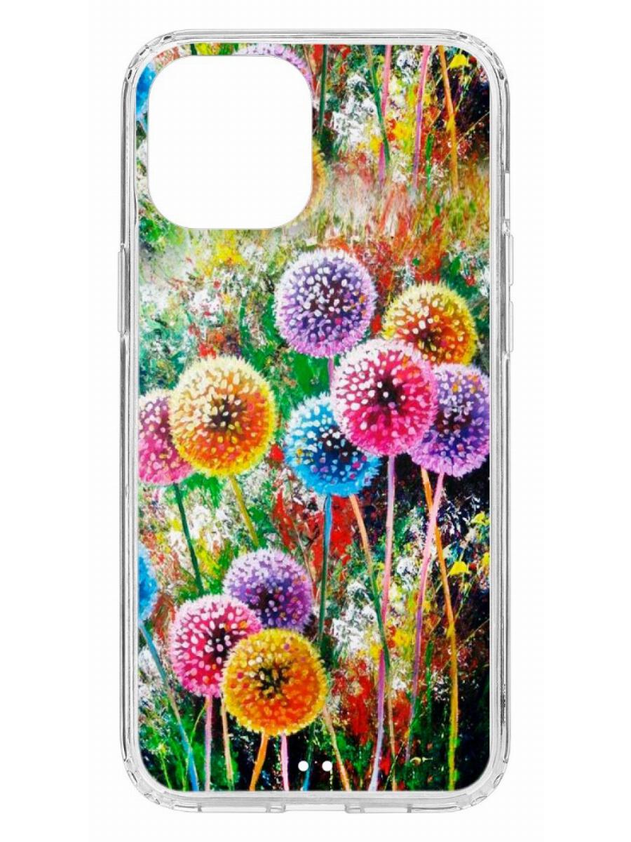 фото Чехол для apple iphone 12 pro max кruче print одуванчики