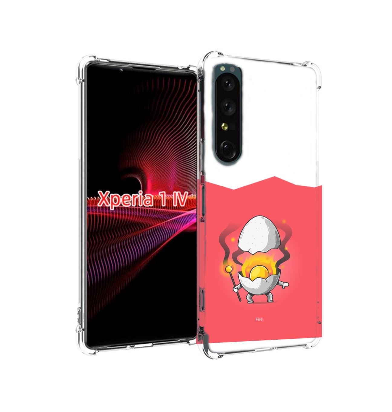 

Чехол накладка MyPads горелое яйцо для Sony Xperia 1 IV, Прозрачный, Tocco