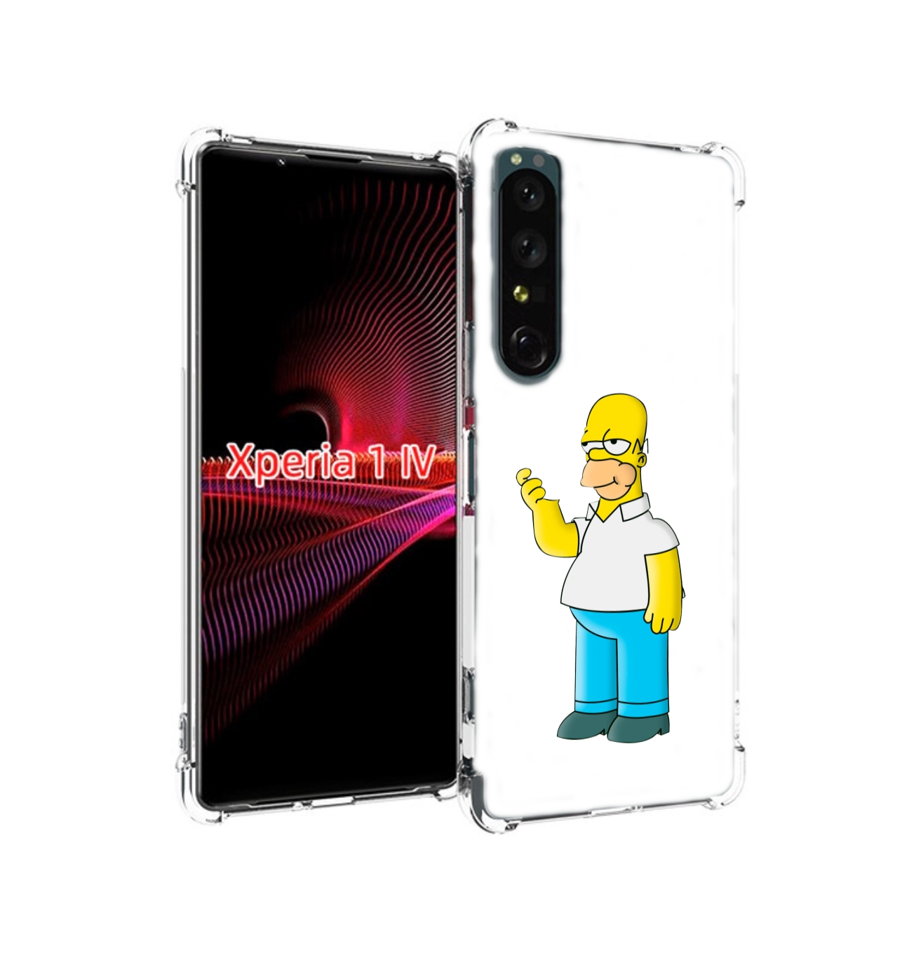

Чехол накладка MyPads гомер-симпсон для Sony Xperia 1 IV, Прозрачный, Tocco