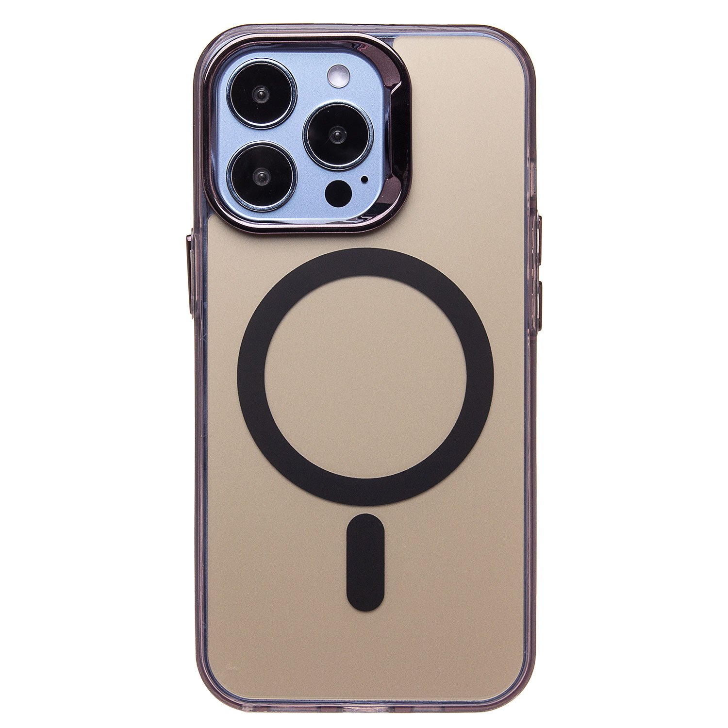 

Чехол iPhone 13 Pro силиконовый MagSafe 5 <черный>