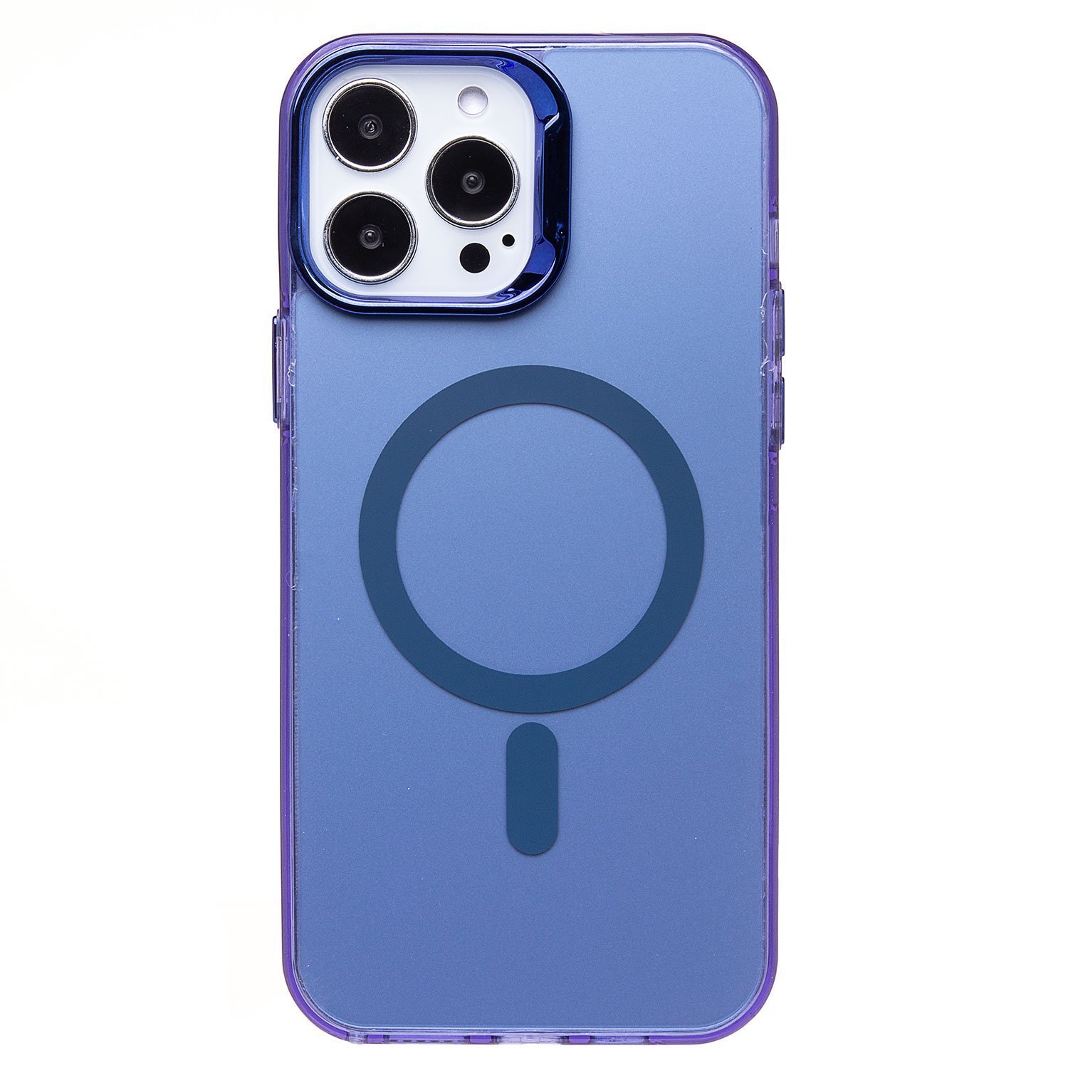 

Чехол iPhone 13 Pro Max силиконовый MagSafe 5 <синий>