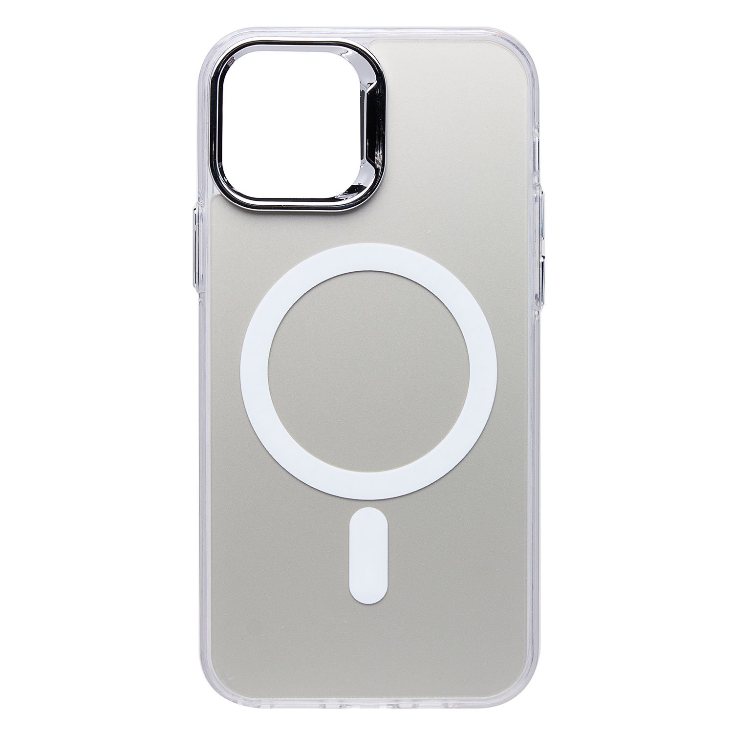 

Чехол iPhone 12, iPhone 12 Pro силиконовый MagSafe 5 <белый>