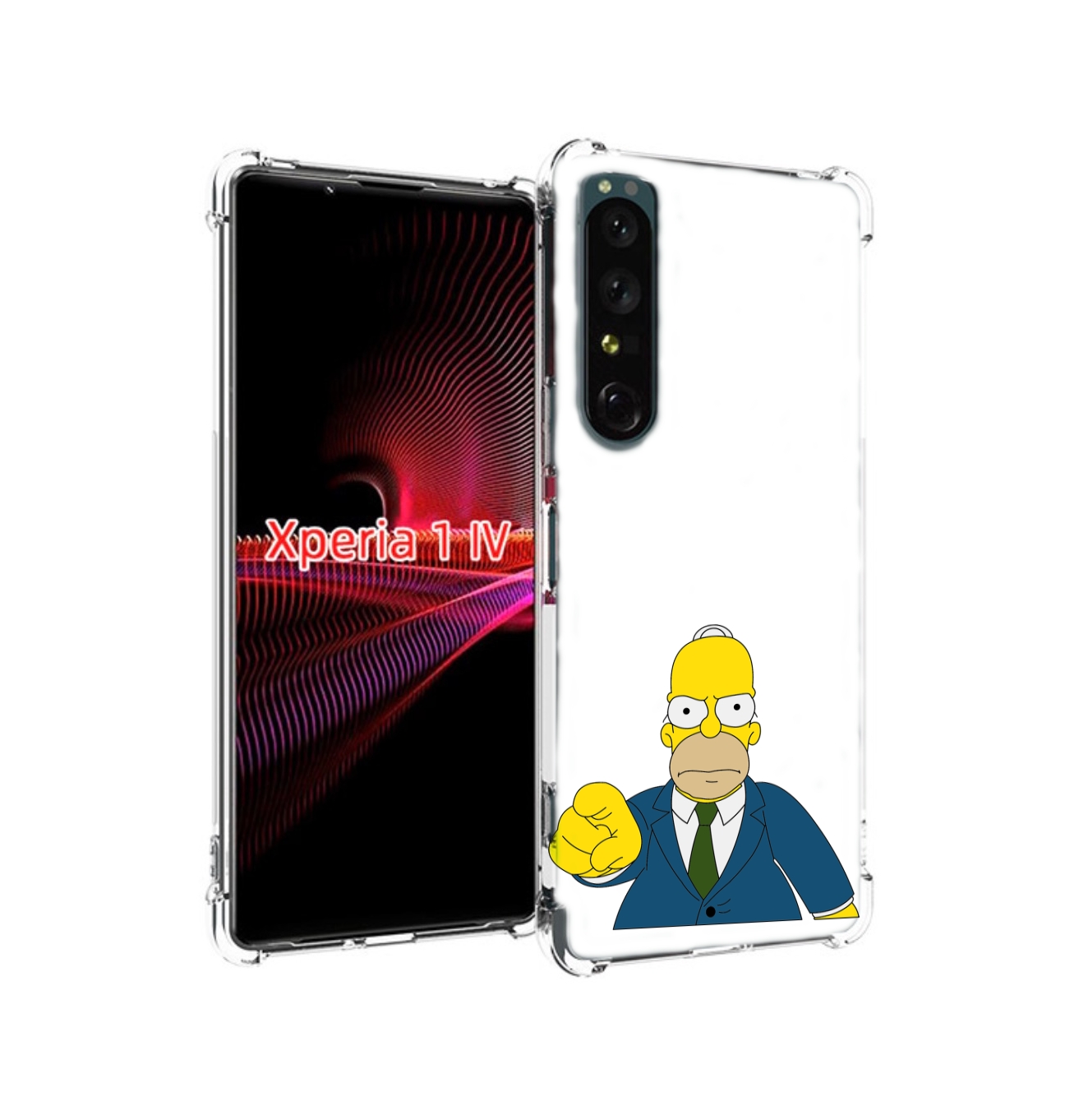 

Чехол накладка MyPads гомер-злой для Sony Xperia 1 IV, Прозрачный, Tocco