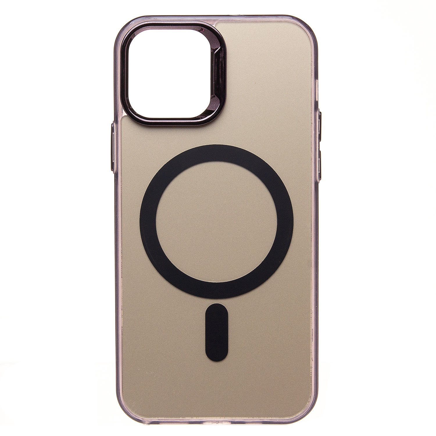 

Чехол iPhone 12, iPhone 12 Pro силиконовый MagSafe 5 <черный>