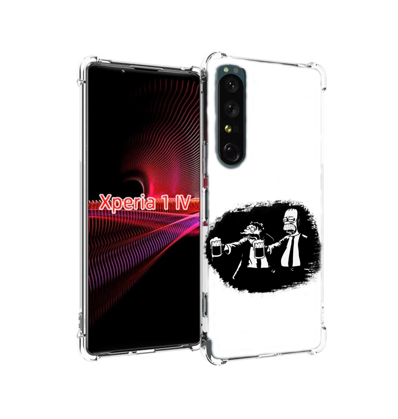 

Чехол накладка MyPads гомер пьет для Sony Xperia 1 IV, Прозрачный, Tocco