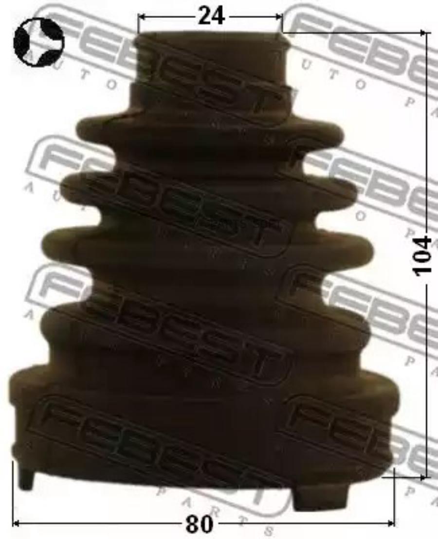 

FEBEST Пыльник ШРУСа TOYOTA CAMRY ACV3MCV3 2001-2006 FEBEST 0115-ACV30LHT