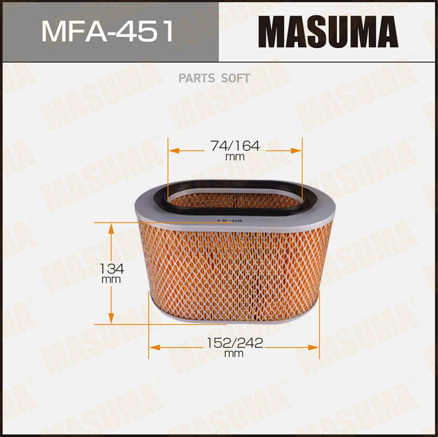 

Воздушный фильтр MASUMA MFA-451