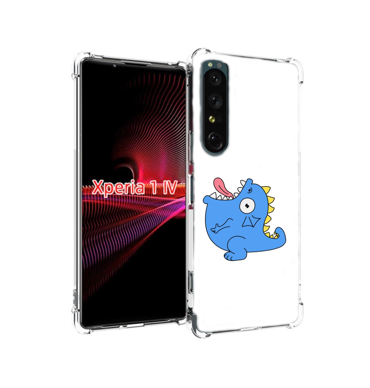

Чехол накладка MyPads голубая-рыбка для Sony Xperia 1 IV, Прозрачный, Tocco