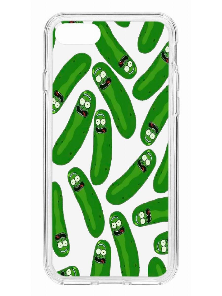 Чехол для Apple iPhone 7 / 8 / SE 2020 КRUЧЕ Print Огурчик Рик