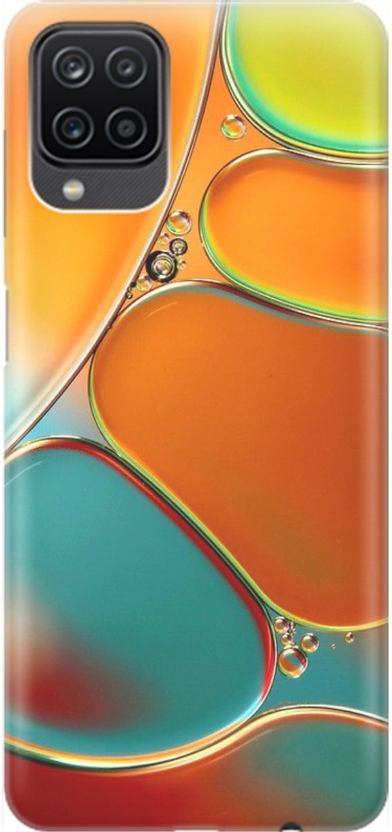 

Чехол на Samsung Galaxy A12/M12 с принтом "Разноцветные пузырьки", Голубой;оранжевый, 1530