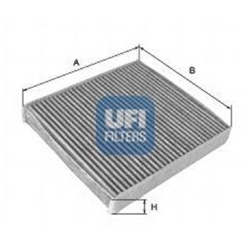 фото Фильтр салона carbon vw ufi 5410900