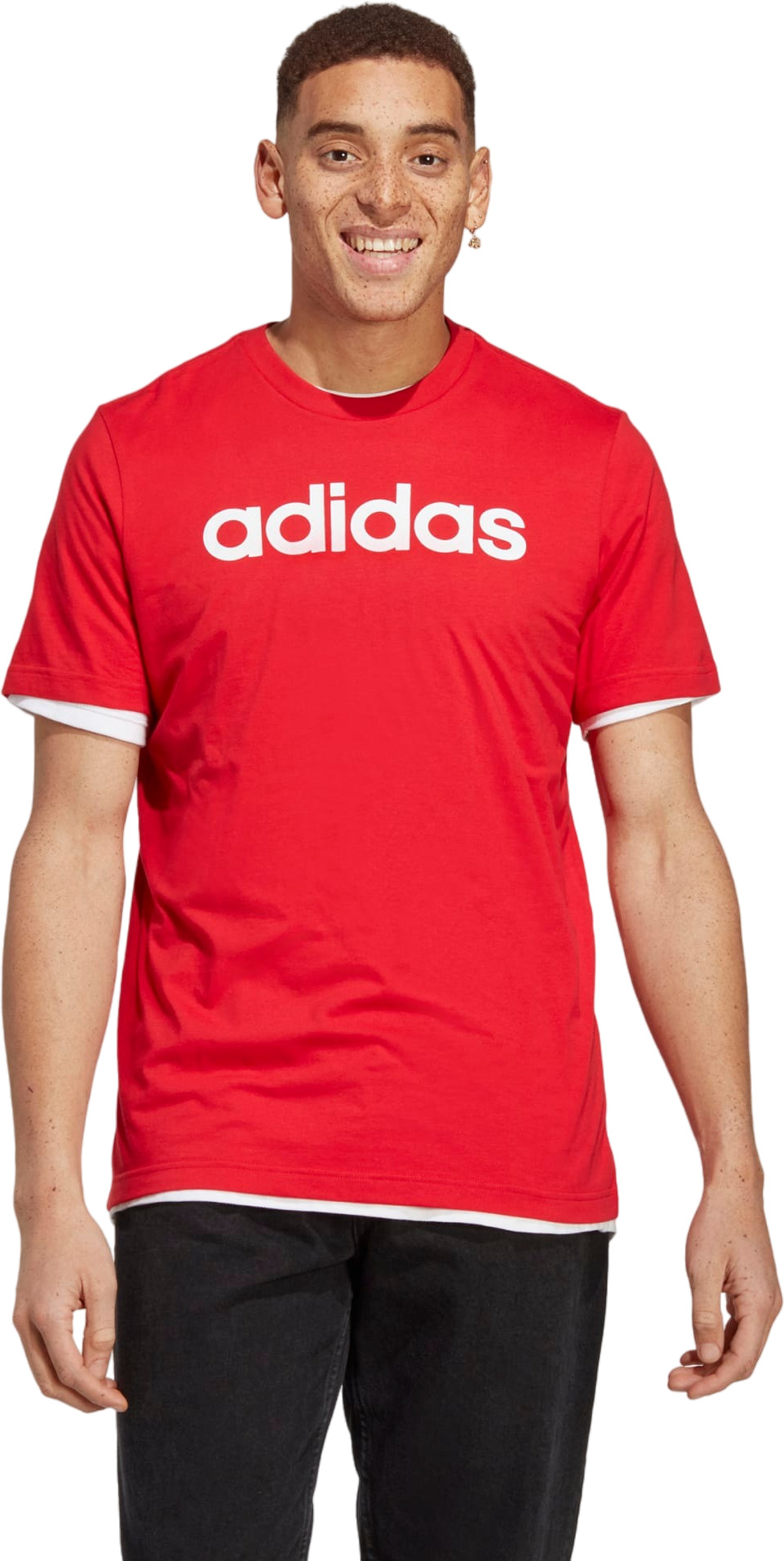 

Футболка мужская Adidas M LIN SJ T красная S, Красный, M LIN SJ T